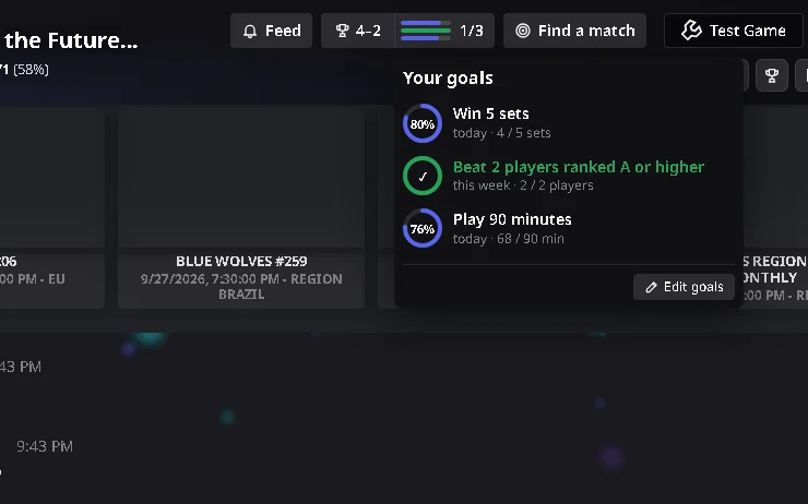 Goals, stats and analytics